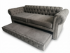 Sofá Cama Chesterfield Kensington — Gris