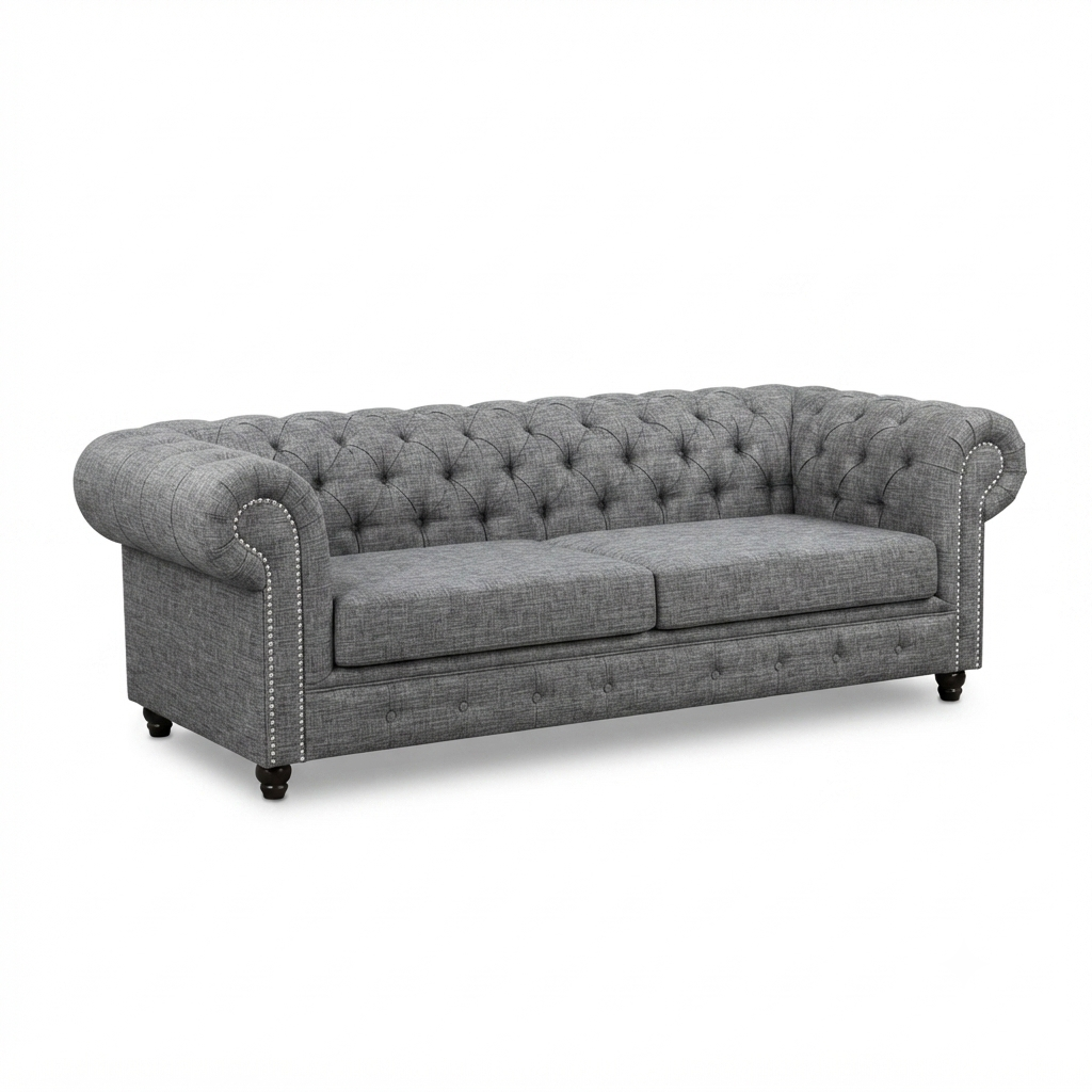Chesterfield Classic — Tela Gris