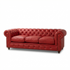 Chesterfield Scarlett — Cuero Rojo