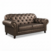 Chesterfield Copper — Cuero Metálico Bronce