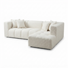 Sofá Seccional Cubo — Boucle Blanco