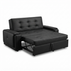 Sofá Cama Onix — Cuero Negro